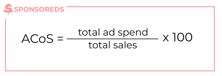 ACoS formula Amazon PPC